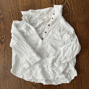 Beachy Half-Button Cover-Up